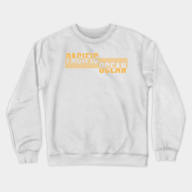 Pacific Ocean Crewneck Sweatshirt by ArtsRocket